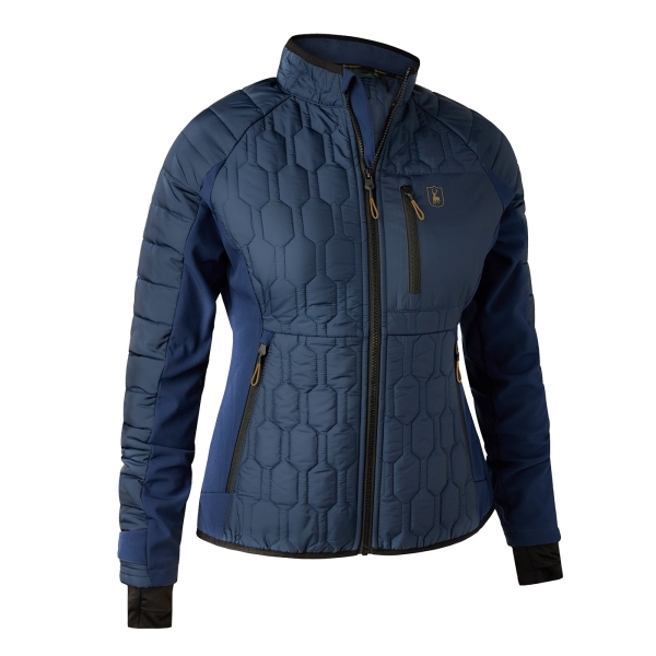 Damen Steppjacke Lady Mossdale blau