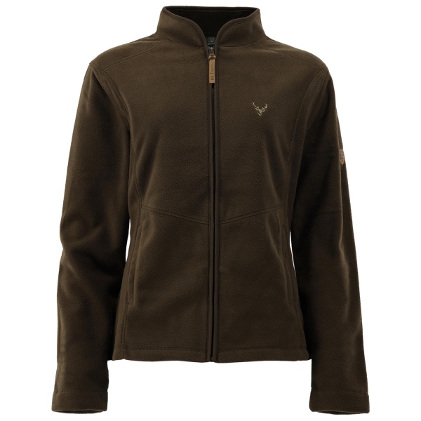 Damen Fleecejacke braun