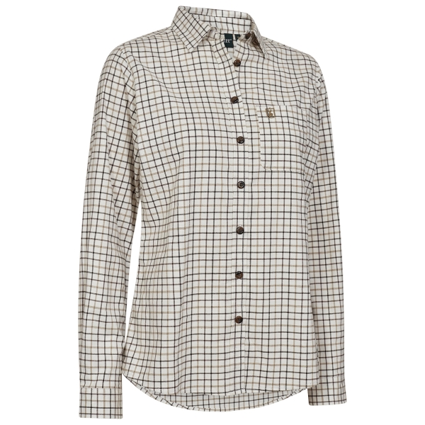 Damen Bluse Lady Grace beige/braun