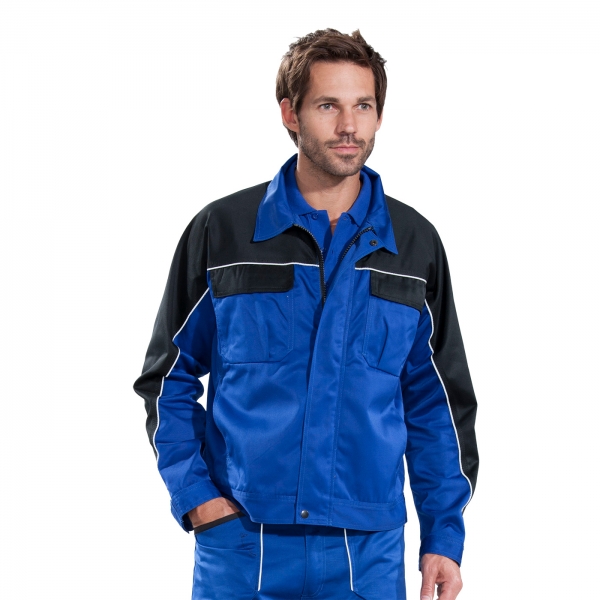 Arbeitsjacke blau/schwarz