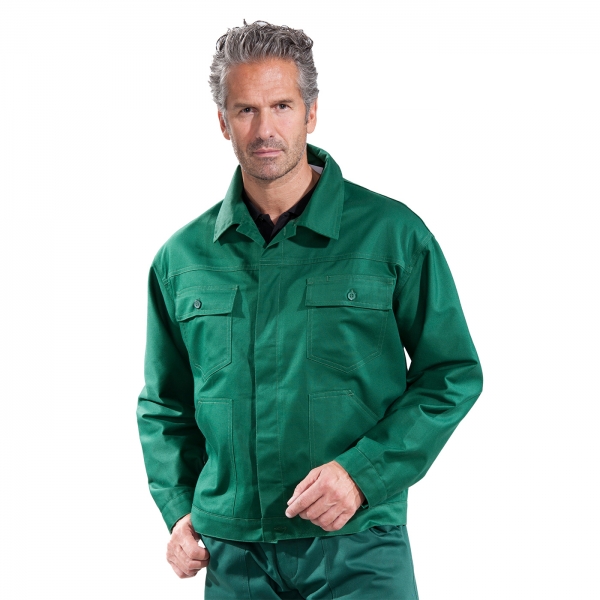 Arbeitsjacke Pure-Cotton grün